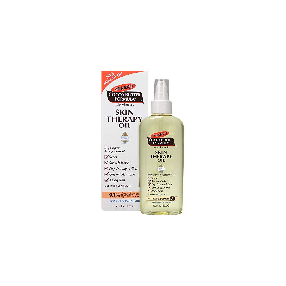 Palmer's Formula Skin Therapy Oil With Vitamin E Rosehip, Cocoa Butter, 5.1 Fluid Ounce, New With Pump Dispenser By