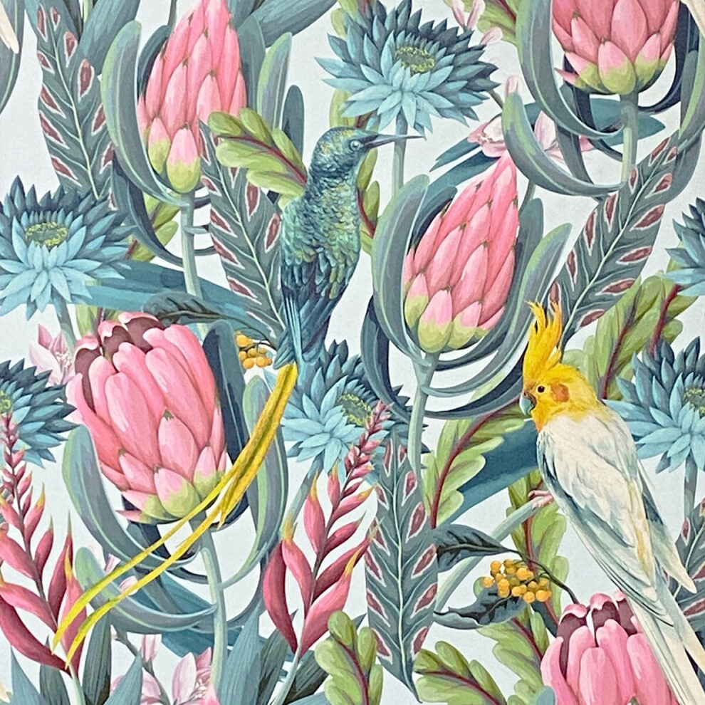 Arthouse Rainforest Escape Wallpaper / 297905 Green/Pink