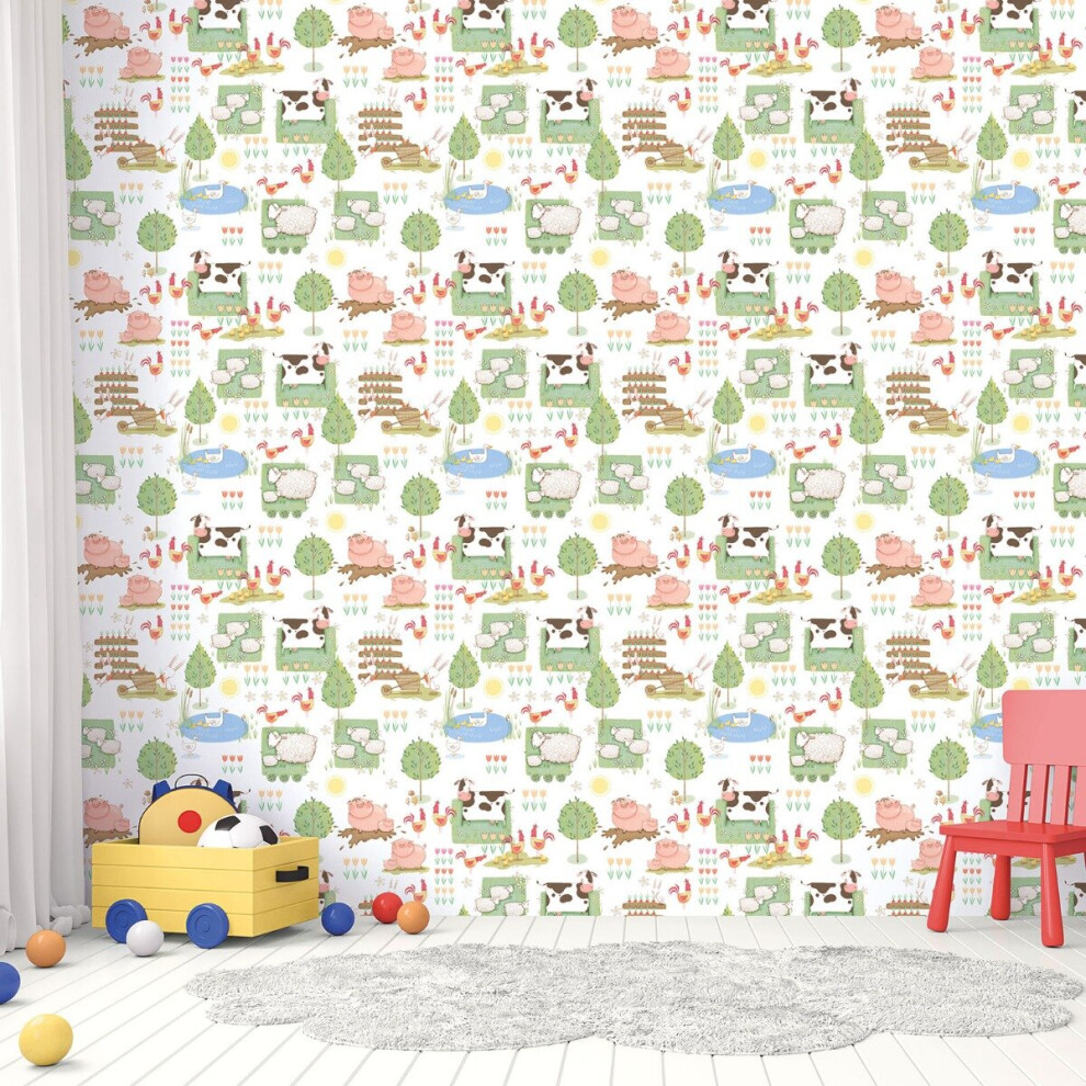 Tiny Tots 2 Farmland Wallpaper Primary Galerie G78377 5055430083777
