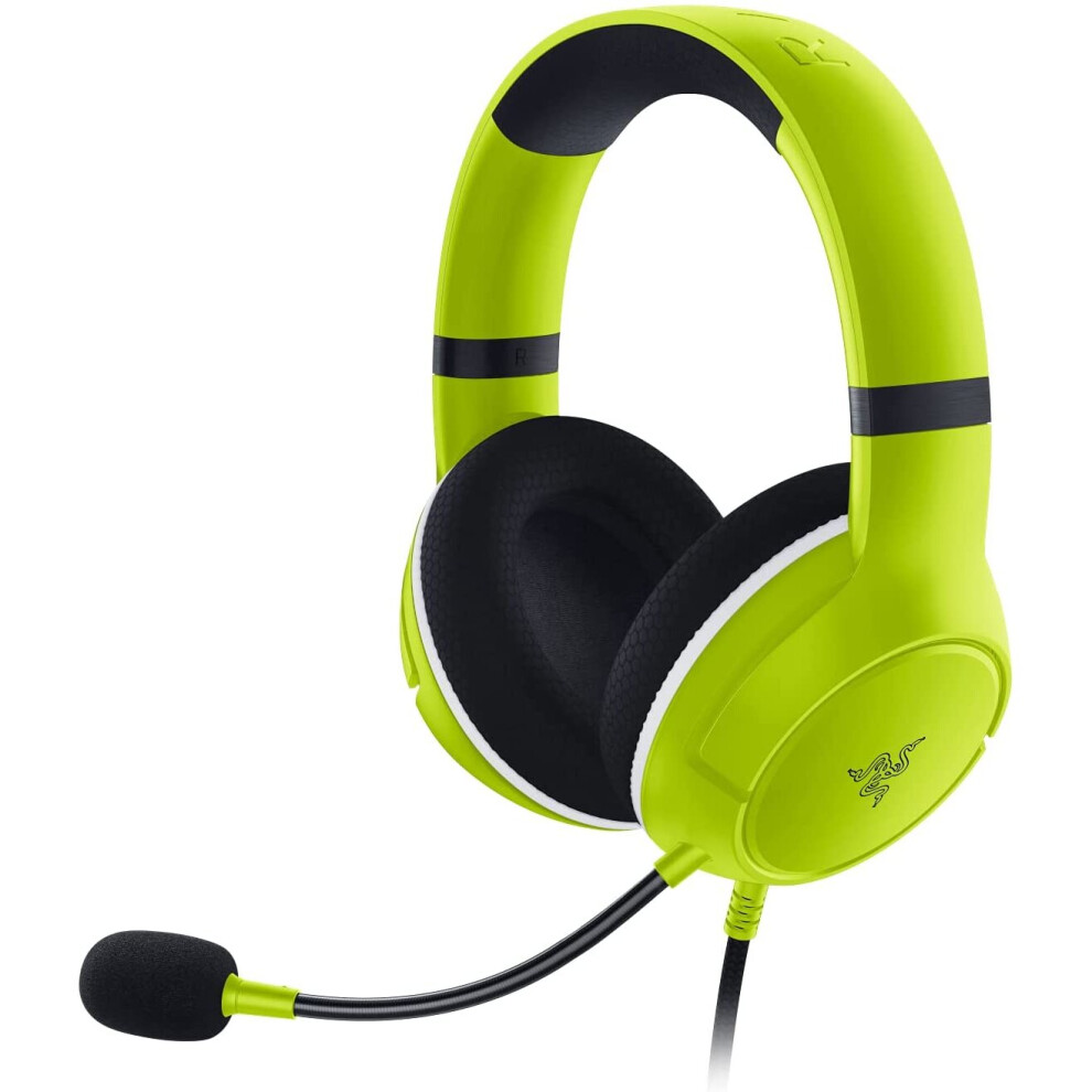 Razer (Lime) Kaira X For Xbox - Wired Gaming Headphones For Xbox Series X, S, One & Pc (Triforce 50Mm Drivers, Hyperclear Cardioid Mic Green