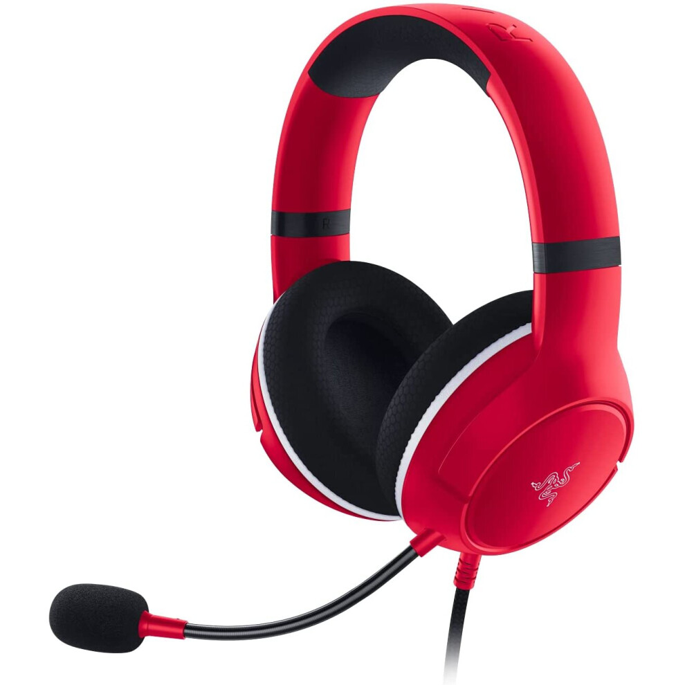 Razer (Red) Kaira X For Xbox - Wi Gaming Headphones For Xbox Series X, S, One & Pc (Triforce 50Mm Drivers, Hyperclear Cardioid Mic Red