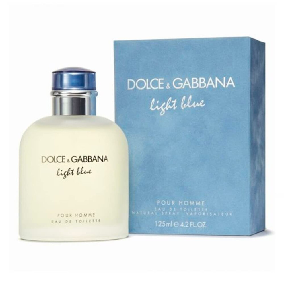 Dolce & Gabbana Eau de Toilettes Spray, Light Blue, 4.2 Fl Oz For Men