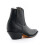 (43) Grinders Black Mustang Slip On Cowboy Ankle Boot 5