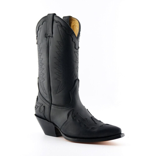 (43) Grinders ARIZONA HI  Black Unisex Leather Boots 1