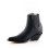 (42) Grinders Black Mustang Slip On Cowboy Ankle Boot 2