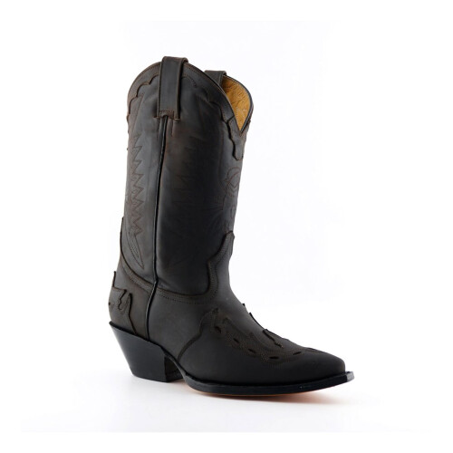 (41) Grinders Arizona HI Unisex Leather Brown Boots 1