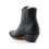 (42) Grinders Black Mustang Slip On Cowboy Ankle Boot 4