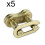 Chain Split Link Gold 6mm x 5 Mini Moto 3