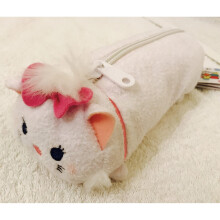 Disney - Marie Tsum Tsum Pencil case plush Soft - 8" long-