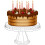 White Plastic Traditional Desserts Cake Stand Plate Display 4