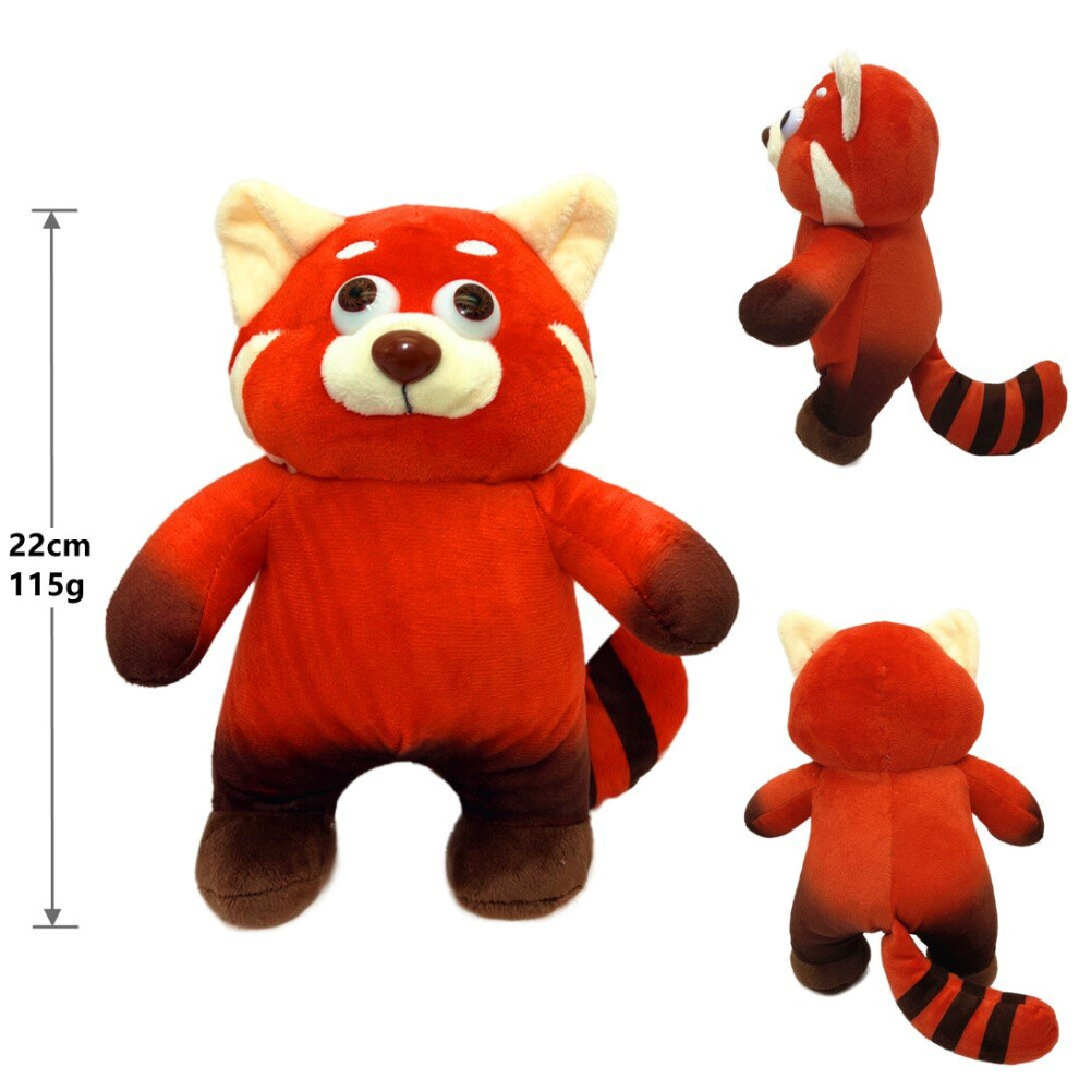 (A-22CM) Soft Toys Turning Red Plush Toy Raccoon Movie Same Style Cartoon Figure