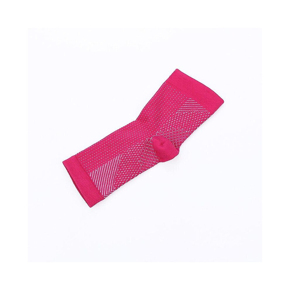 Pink (, L Xl) Compression Socks Ankle Bandage Open Toe Plantar Fasciitis Socks Pain Relief Sleeves