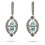 Swarovski Swarovski Sparkling Dance Collection Silver & Blue Earrings 1