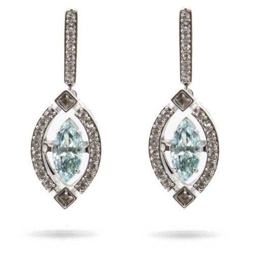 Swarovski Swarovski Sparkling Dance Collection Silver & Blue Earrings