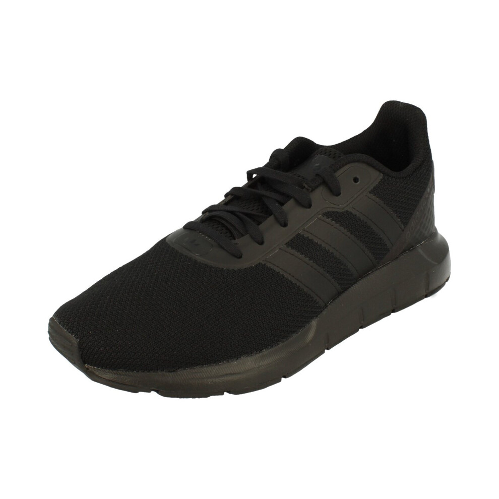 Adidas (8.5) Originals Swift Run Rf Mens Running Trainers Sneakers Black/White