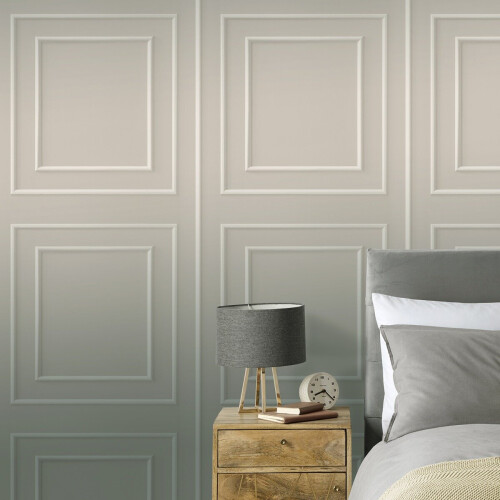 Beaded Panel Wallpaper Grey Rasch 279282 1