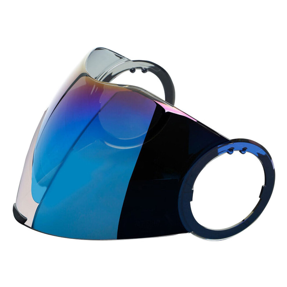 (Xs) Agv City 18 Anti Scratch Visor Iridium For Fluid Helmets Blue 8026656593156