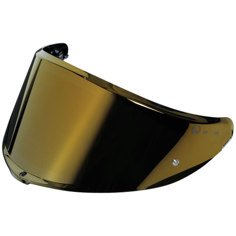 (Xl) Agv Gt3 Anti Scratch / Pinlock Ready Visor Iridium For Sportmodular Helmets Gold 8026656691401