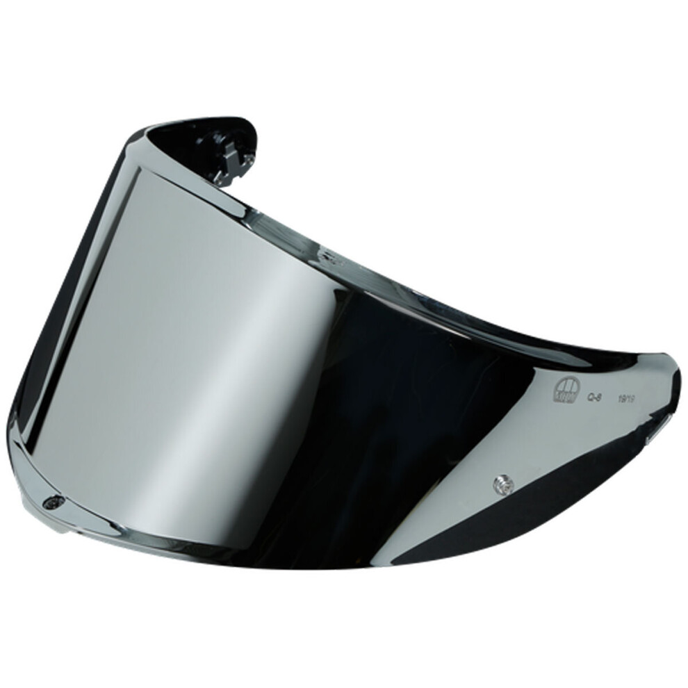 (2Xs) Agv Gt3 Anti Scratch / Pinlock Ready Visor Iridium For Sportmodular Helmets Silver 8026656691340