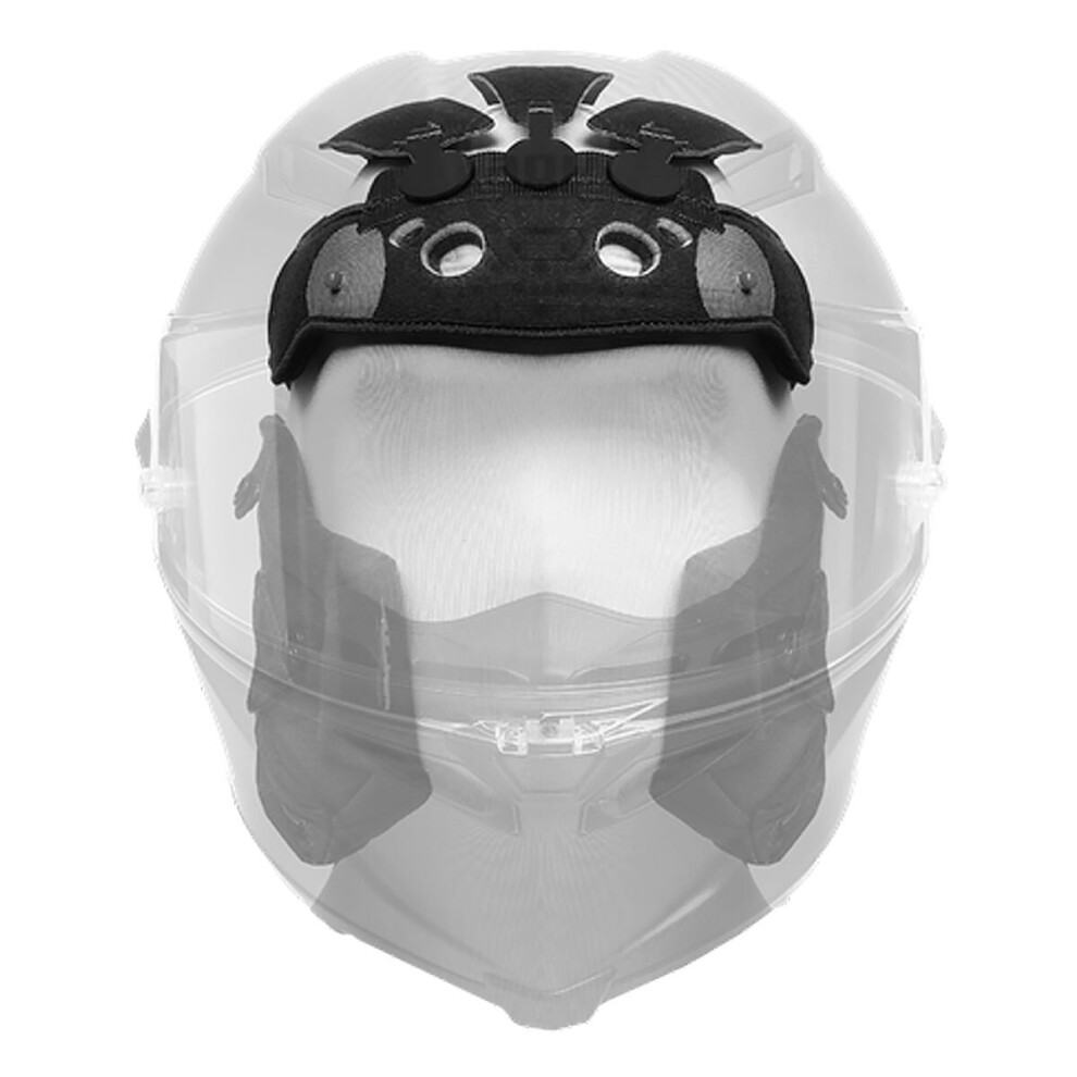 (Xs) Agv Top Pad Liner For Pista Gp-Rr Helmets Black 8051019233776
