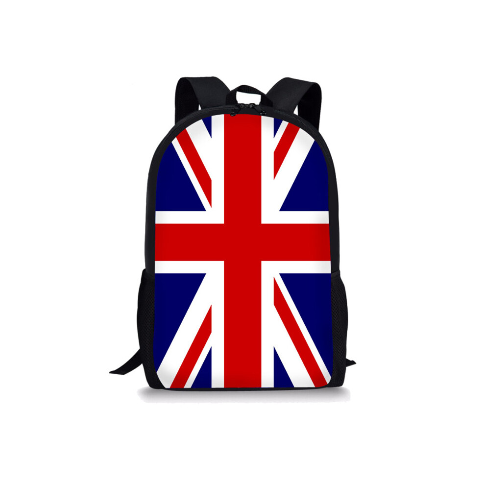 (Red) Union Jack Flag School Bags National Flag Student Schoolbag Daily Backpack
