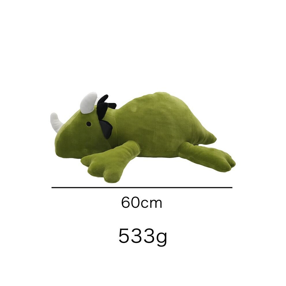 (Big Green Dinosaur) Weighted Dinosaur Plush Toy Doll Anak Patung Cute Pillow Plushie Soft Doll