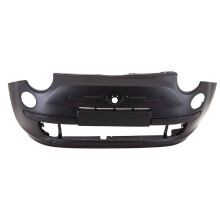 Fiat 500 & 500C 2007-2015 Front Bumper Primed Without Mouldings No Pdc Or Washer Holes