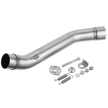 Uusi moottoripyörän pakoputken äänenvaimennin keskiväli putki linkkivarsi ruostumaton teräs Kawasaki Z750 2007-2012