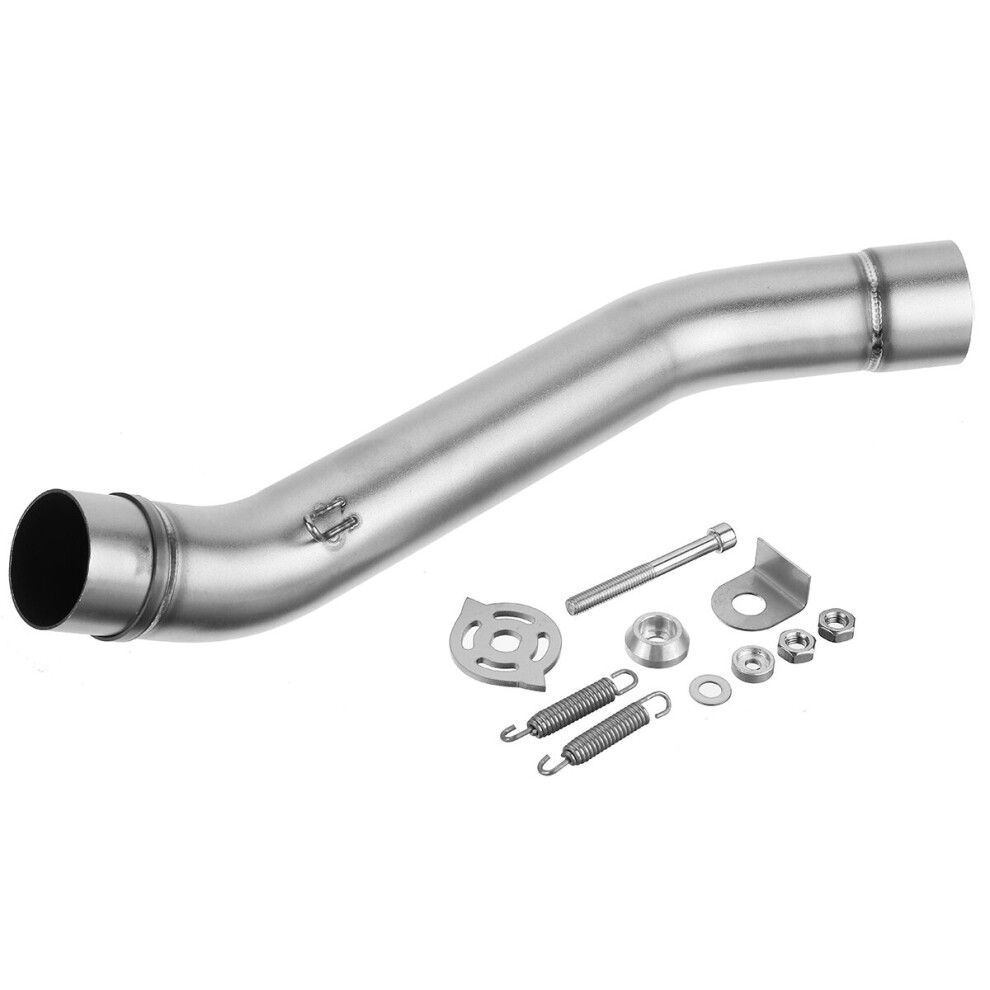 New Motorcycle Exhaust Muffler Middle Pipe Link Pipe Stainless Steel For Kawasaki Z750 2007-2012 762179088585