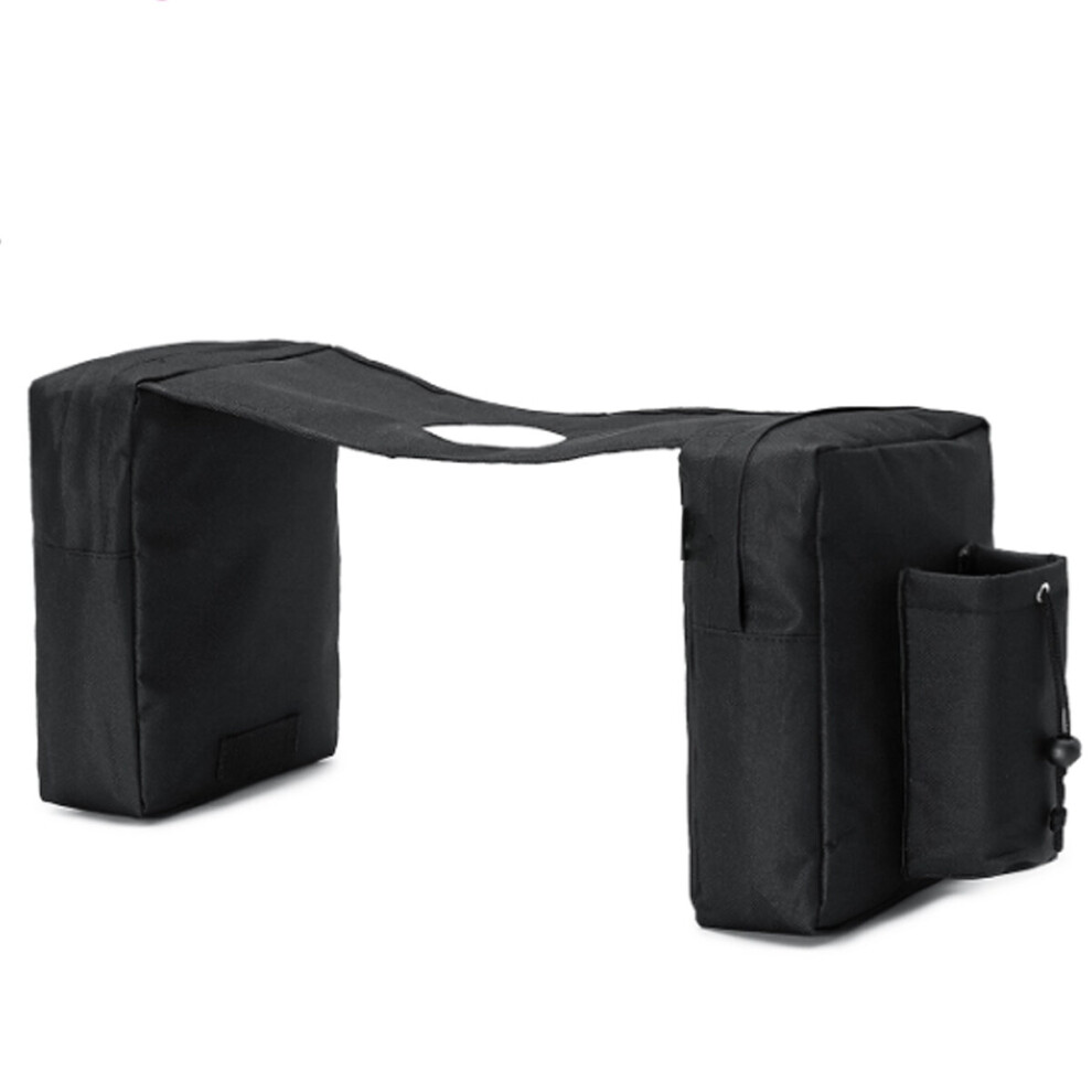 New Atv Fuel Tank Saddlebags Quad Bike Motorcycle Saddle Bag Snowmobile Pocket Storage Black 762179061076