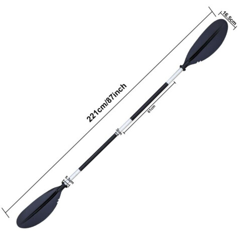 Adjustable Length 4part Stand Up Paddle Board Canoe Kayak Oar 221cm 1