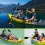 Adjustable Length 4part Stand Up Paddle Board Canoe Kayak Oar 221cm 7