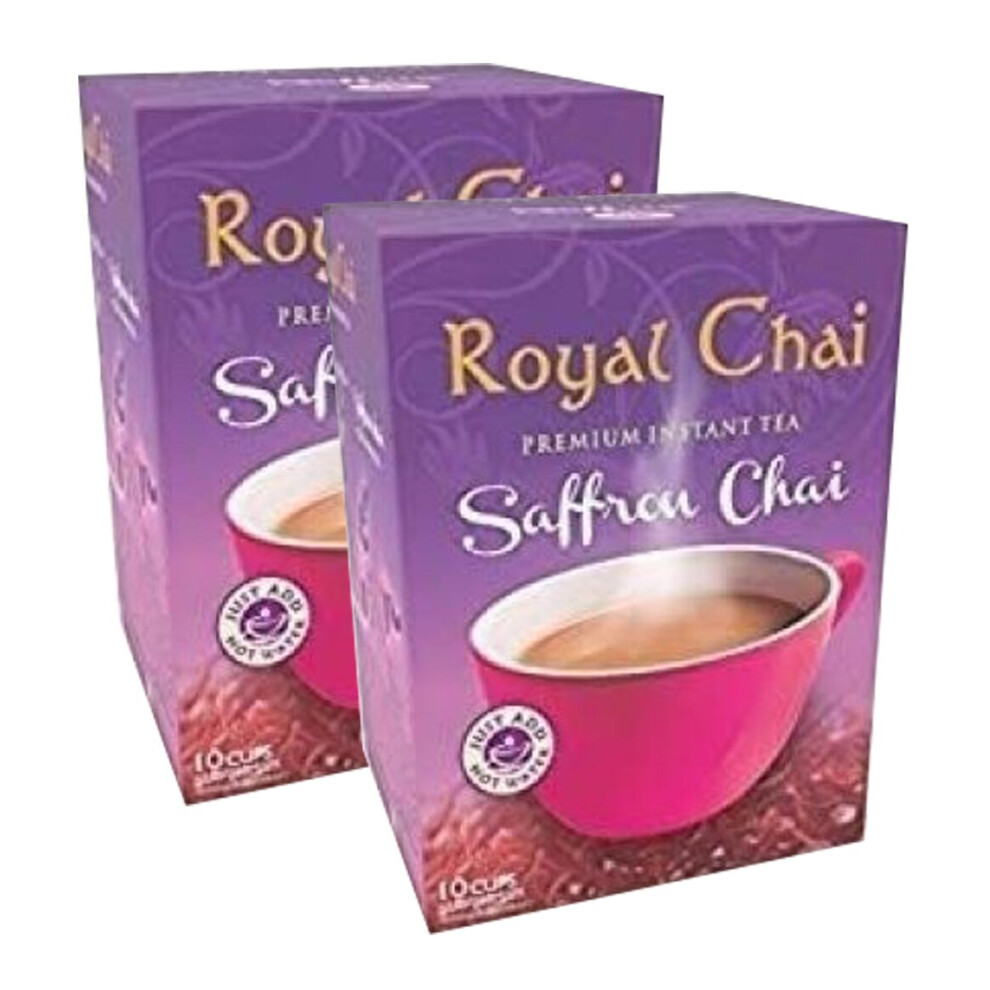 (Pack of 2	) Royal Chai Saffron Sweetened 220g