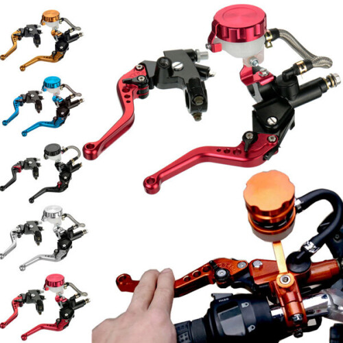 New 7/8 Inch Motorcycle Front Brakes Master Cylinders Adjust Levers For Suzuki 1