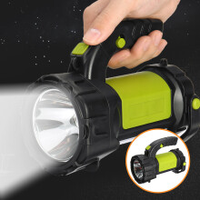 Neue 1000M 200 W 2000LM 8000mAh LED COB Arbeitslicht Taschenlampe Kerze 360 Drehung USB-Ladeanzeige Scheinwerfer wasserdichte Handlampe grün