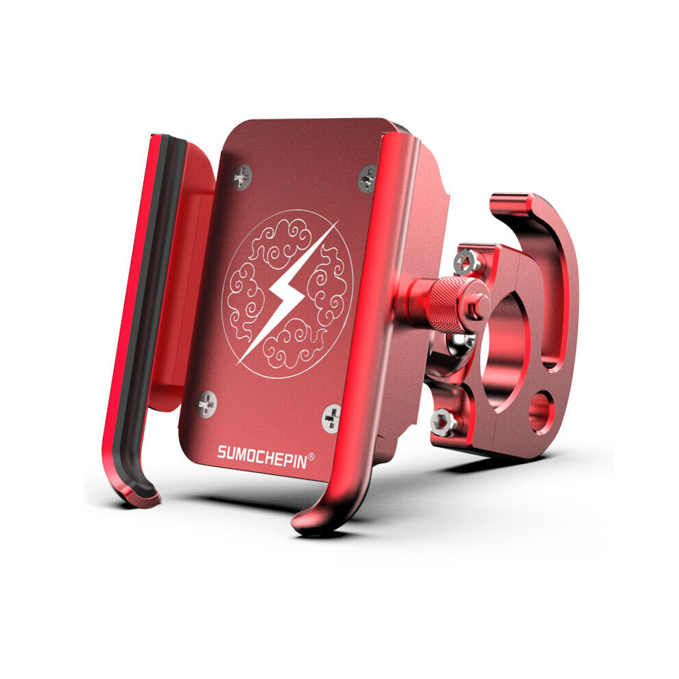 New Portable Motorcycle Bike Phone Handlebar Bracket Holder Aluminum Alloy 360 Rotation 762179062363