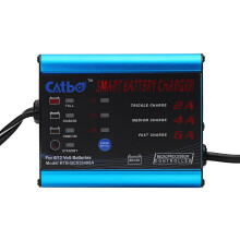 New 6-12V 1.2A Motorcycle Automatic Battery Charger Maintainer Aluminium Fast Auto Charging