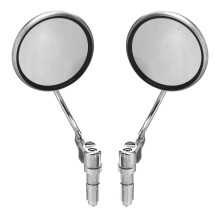 New 7/8 Inch 22mm Pair Motorcycle Hanlde Bar End Mirrors For Suzuki/Yamaha/Honda/Kawasaki Cafe Racer Bobber Custom