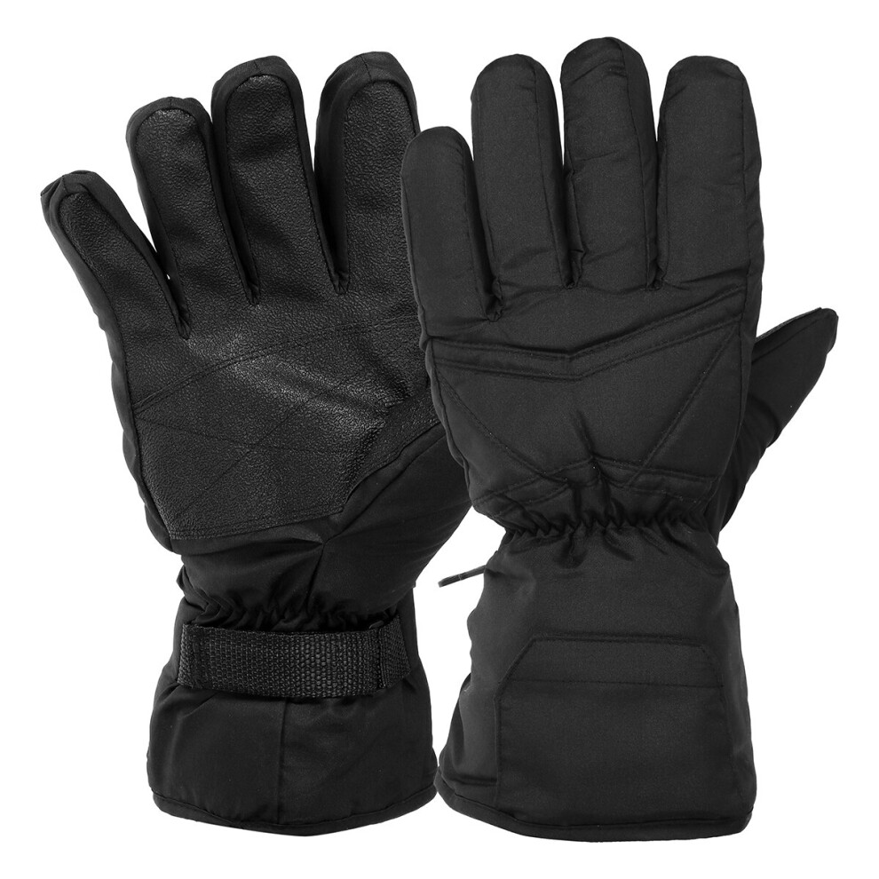 New Electric Heated Gloves Battery Skiing Motorcycle Heating Gloves Winter Hand Warmer 762179070573