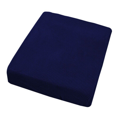 (Navy Blue, 1 Seater) Stretchy Seat Cushion Cover Sofa Slipcover