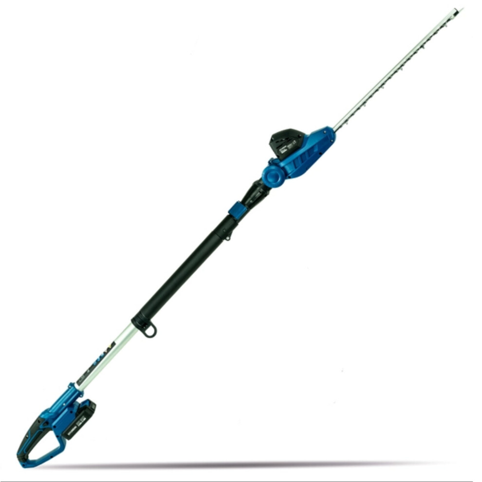 Hyundai HY2191 20V Li-Ion Cordless Pole Hedge Trimmer - Long Reach Battery Powered Pole Trimmer