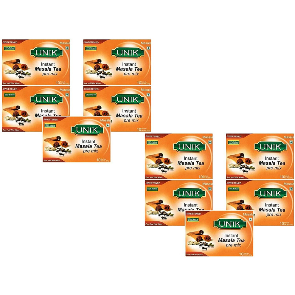 (Pack of 10	) Unik Masala Tea Sweet 220g