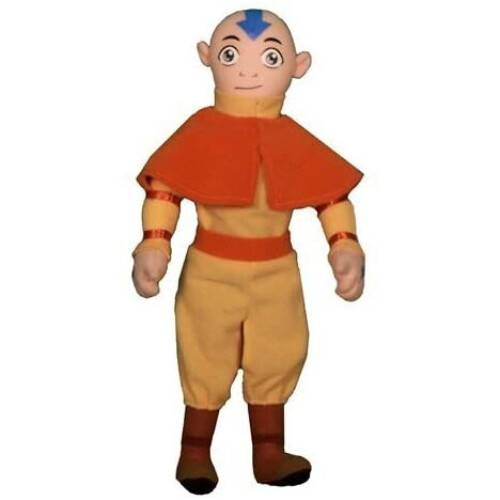 Disney 12" Aang Plush Bendable Poseable Doll Toy From Avatar  Last Airbender