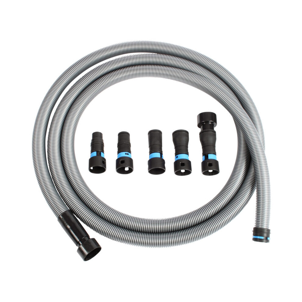 (9m) Quick Click Five Piece Dust Collection Vacuum Hose