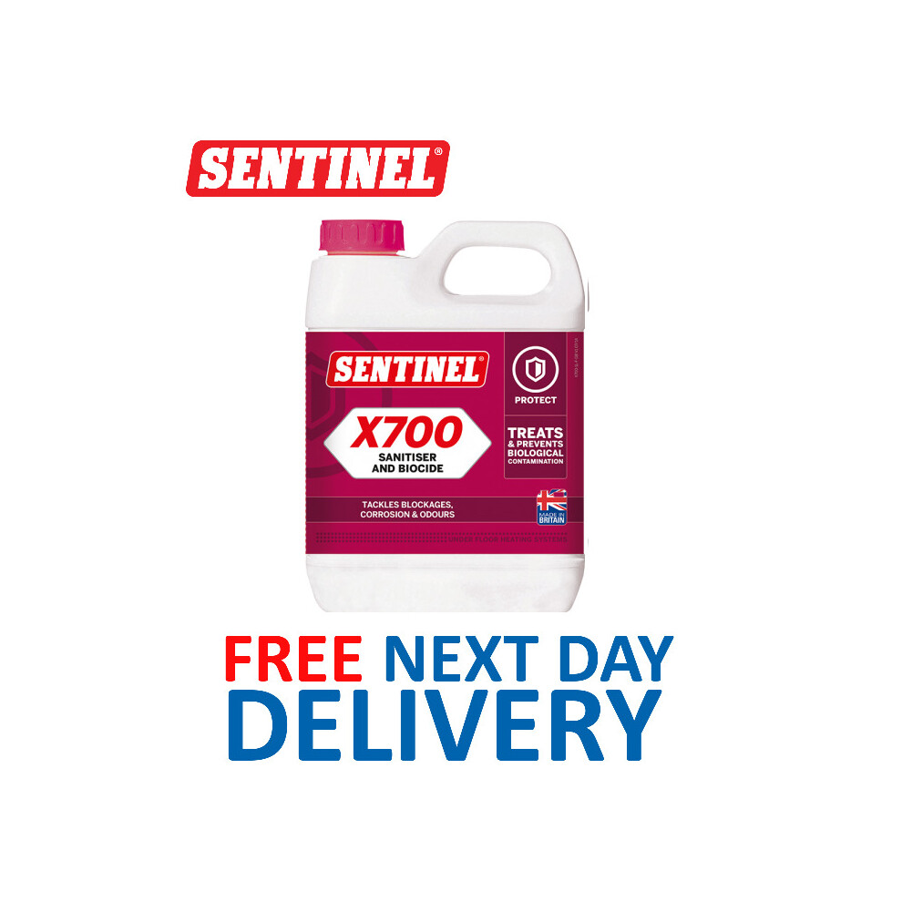 Sentinel X700 1L Biocide & Fungicide For Underfloor Heating Systems 5060154180671