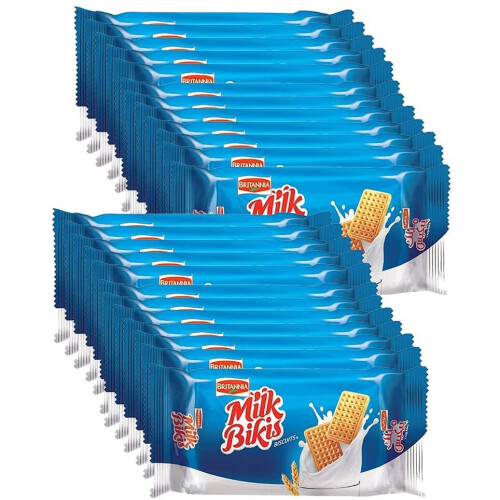 Britannia (Pack of 24) Britannia Milk Bikis 90g