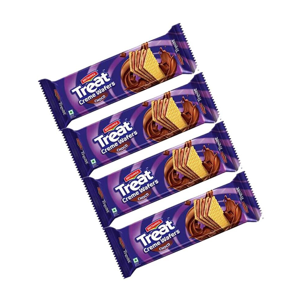 (Pack of 4	) Britannia Wafers Chocolate 150g