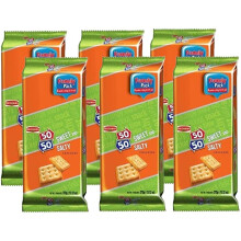 (Pack of 6) Britannia 50-50 Biscuits 372g