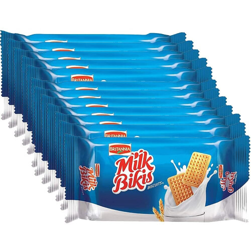 Britannia (Pack of 12) Britannia Milk Bikis 90g