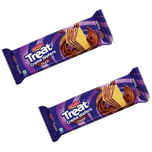 Britannia (Pack of 2) Britannia Wafers Chocolate 150g